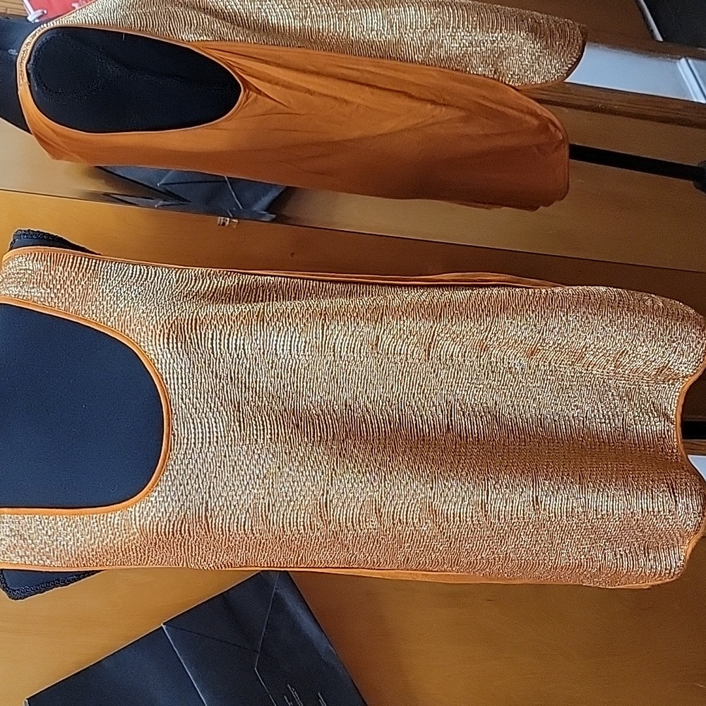 Kenneth Cole New York Glittering Orange Tank Top